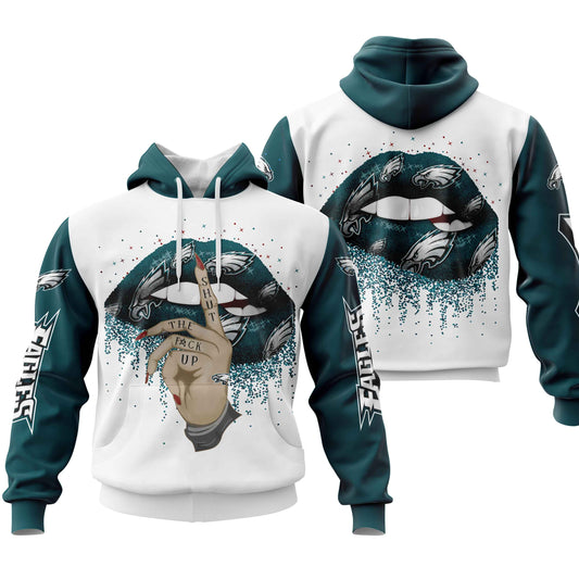 NFL Philadelphia Eagles Lips Hoodie NH24