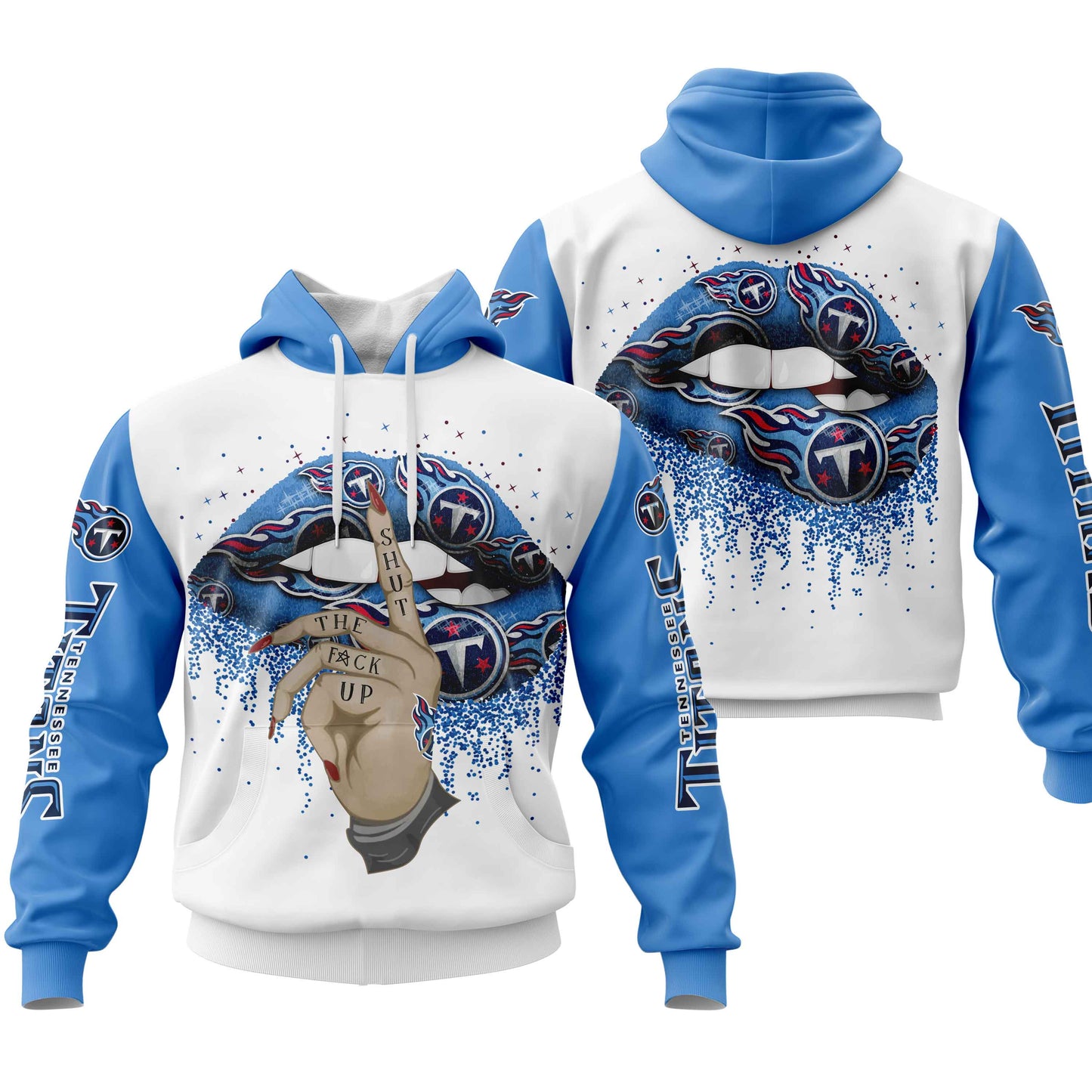 NFL Tennessee Titans Lips Hoodie NH24