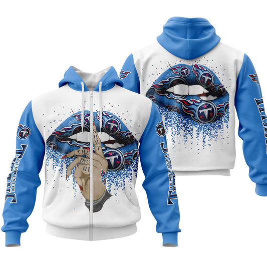 NFL Tennessee Titans Lips Hoodie NH24