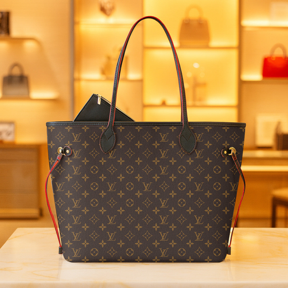 Louis Vuitton Neverfull MM Monogram Bag