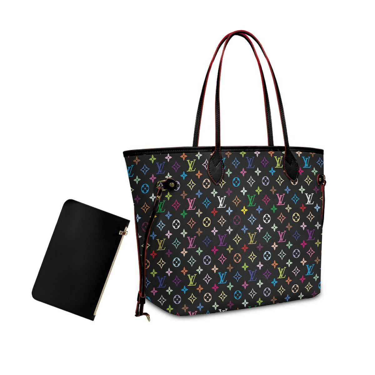 Louis Vuitton Neverfull MM Multicolor Monogram Bag