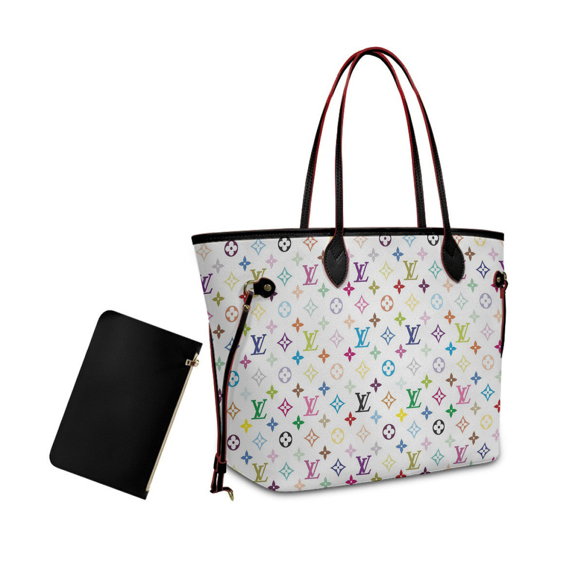 Louis Vuitton Neverfull MM Multicolor Monogram Bag
