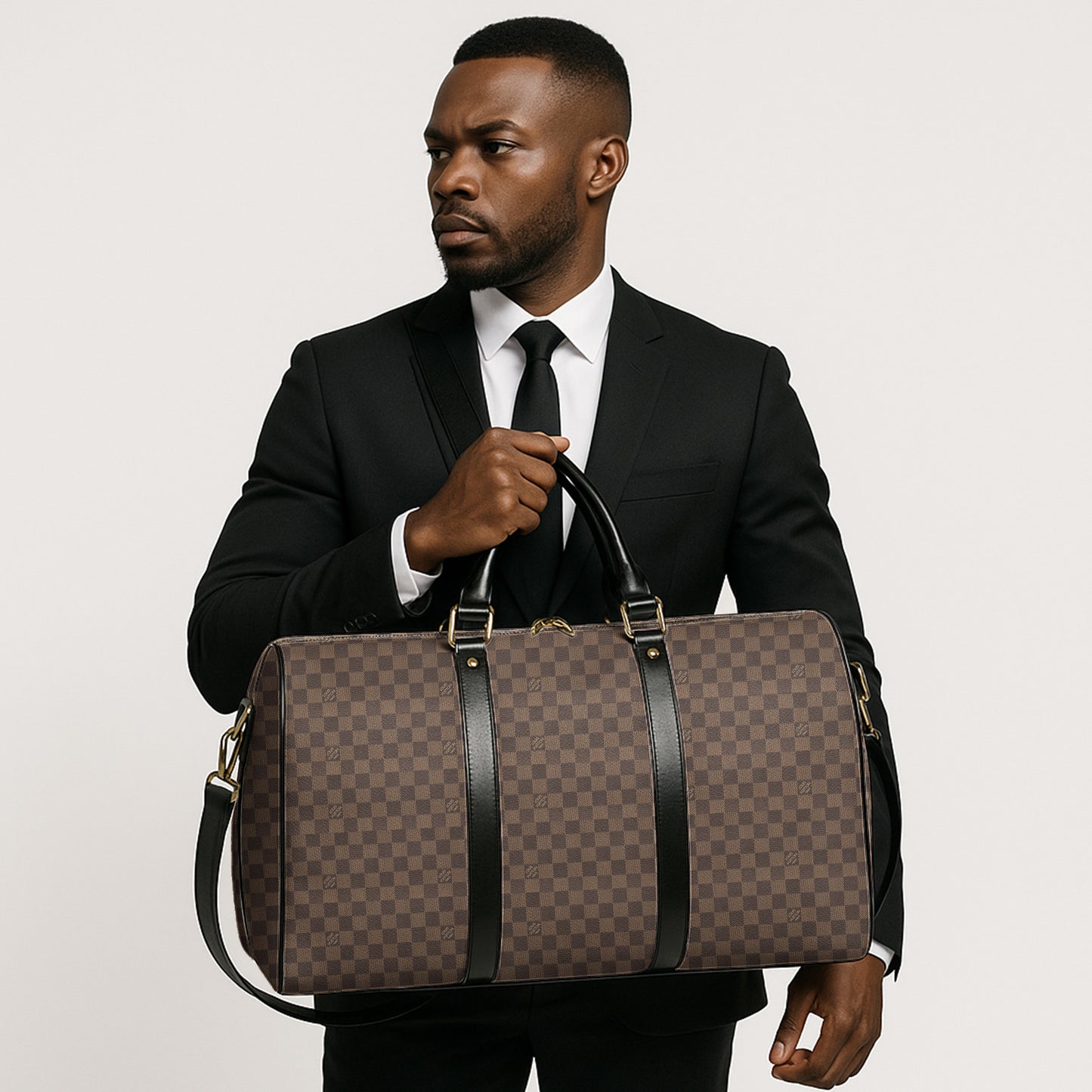 Louis Vuitton Travel Duffle Bag Damier Style