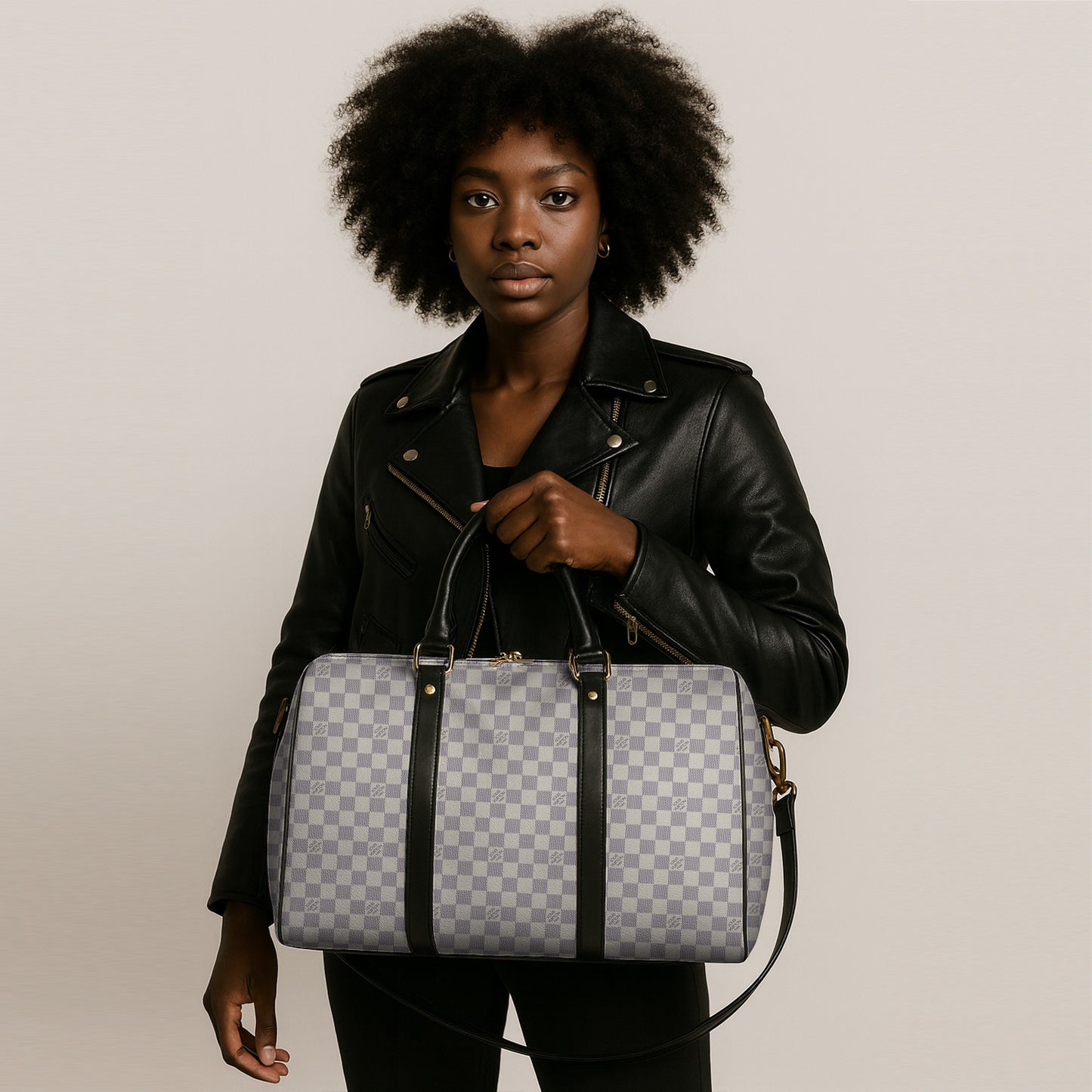Louis Vuitton Travel Duffle Bag Damier Style