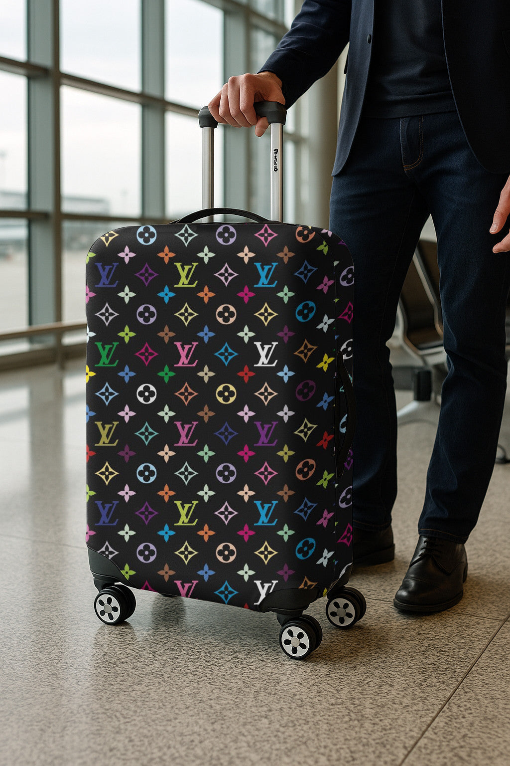 Louis Vuitton Luggage Covers Multicolor Style