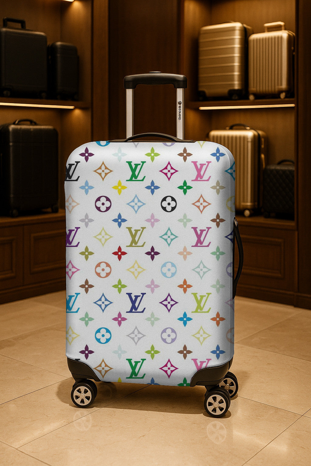 Louis Vuitton Luggage Covers Multicolor Style