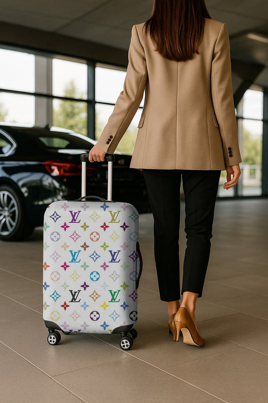 Louis Vuitton Luggage Covers Multicolor Style