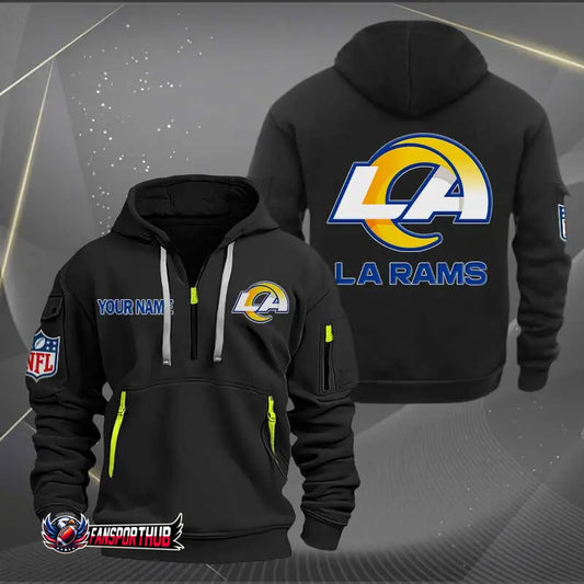 Los Angeles Rams New Personalized Quarter Men's Hoodie NH24