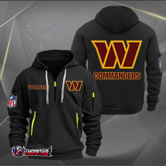 Washington Commanders New Personalized Quarter Men's Hoodie NH24