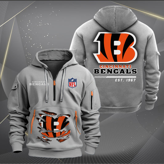 Cincinnati Bengals New Quarter Men's Hoodie NH24