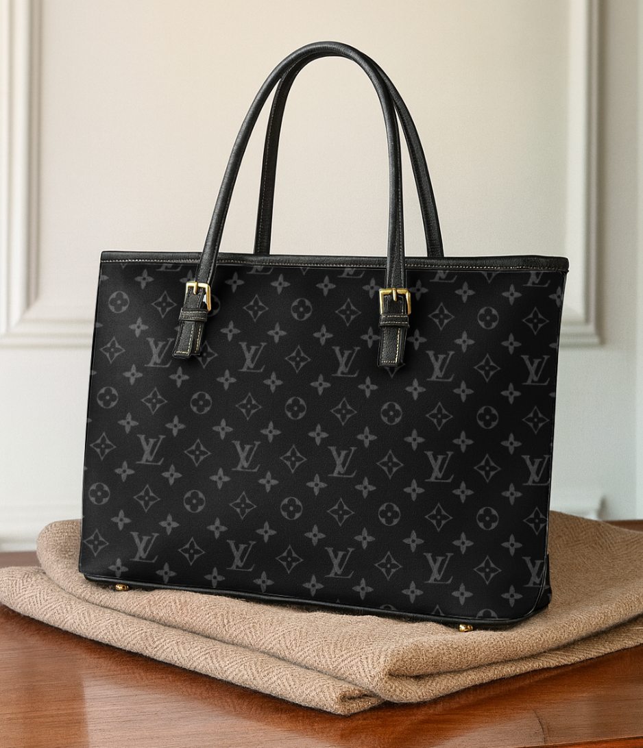 Louis Vuitton Monogram Leather Tote Bag