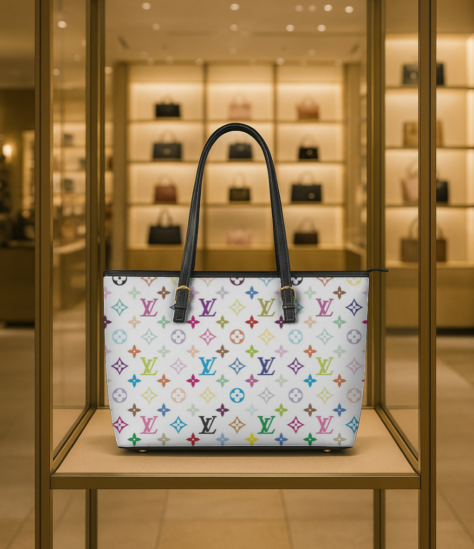 Louis Vuitton Monogram Multicolor Leather Tote Bag